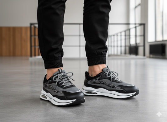 Men’s Stylish Medicated Sneakers | Lightweight Washable Joggers with Flexible Sole (Sizes 40–45)